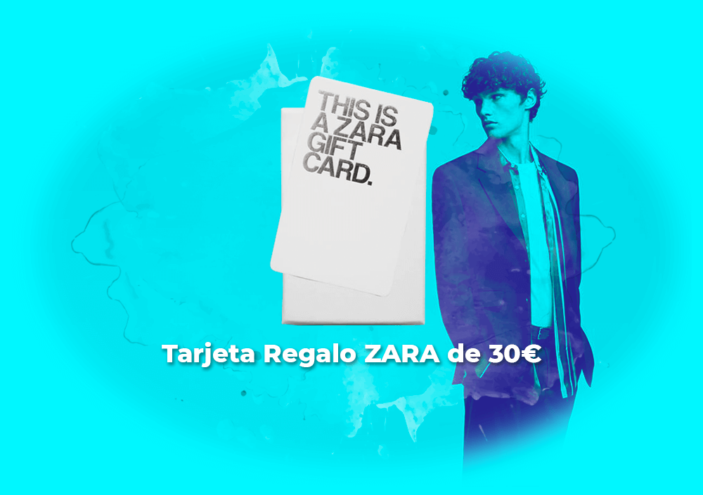 Sorteo tarjeta regalo ZARA de 30€