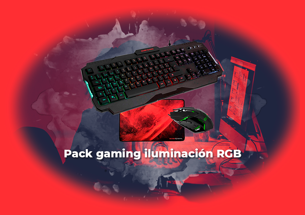 Sorteo Pack gaming iluminación RGB