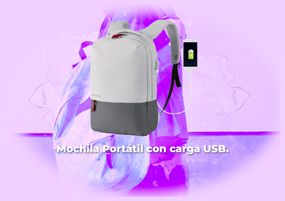 Sorteo Mochila para Portátil 15,6″ con Puerto de Carga USB.
