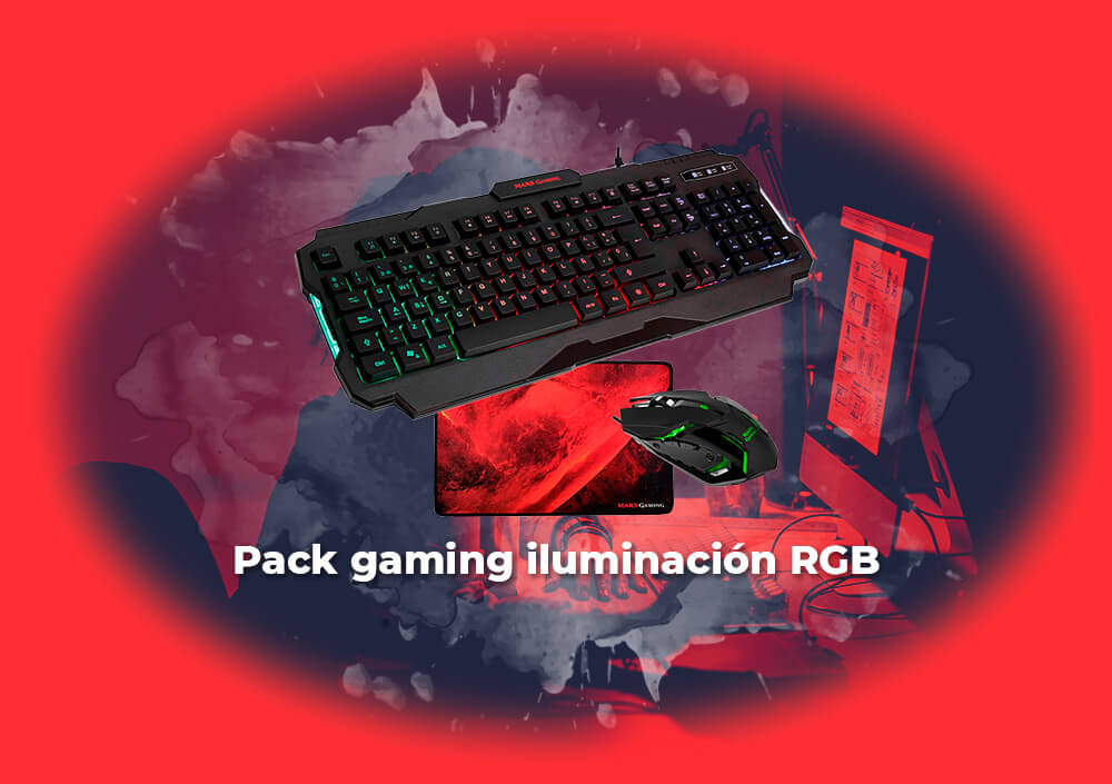 Sorteo Pack gaming iluminación RGB