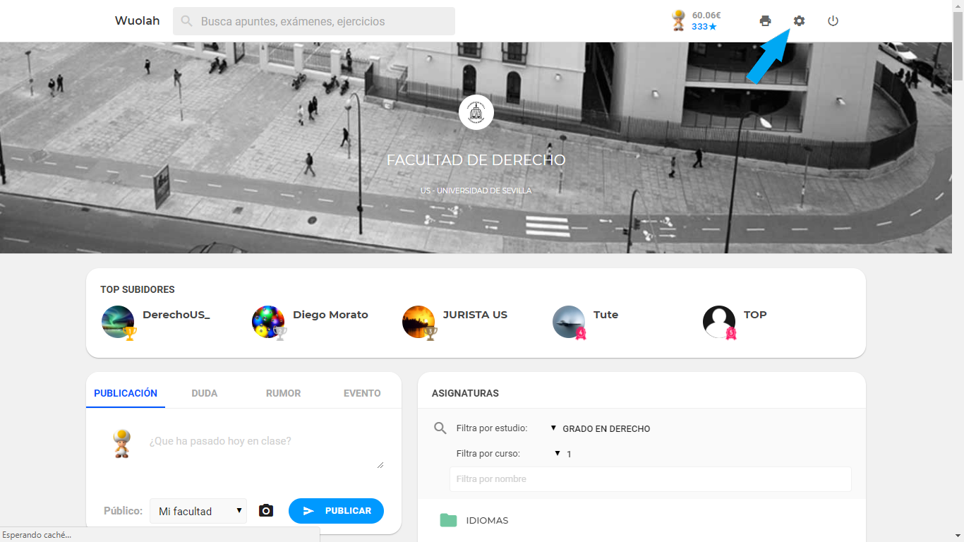 Acceder a administrador de perfil