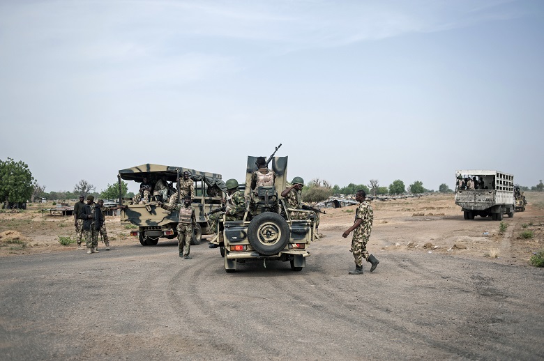 Nigerian troops