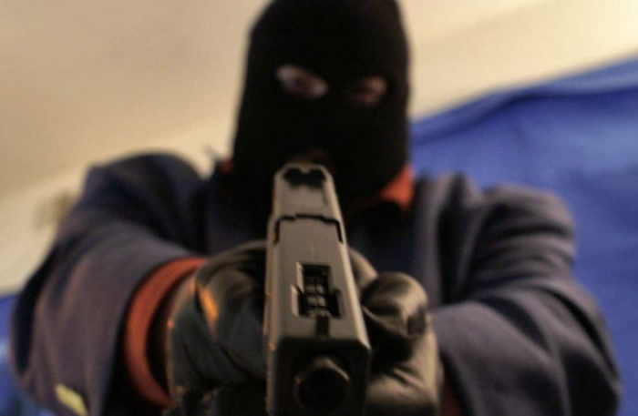 An armed robber
