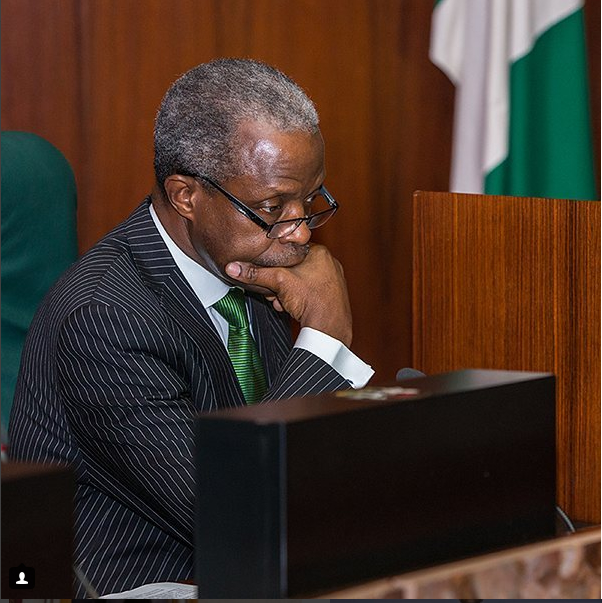 Vice President Osinbajo Forward thinking. Novo Isidoro.