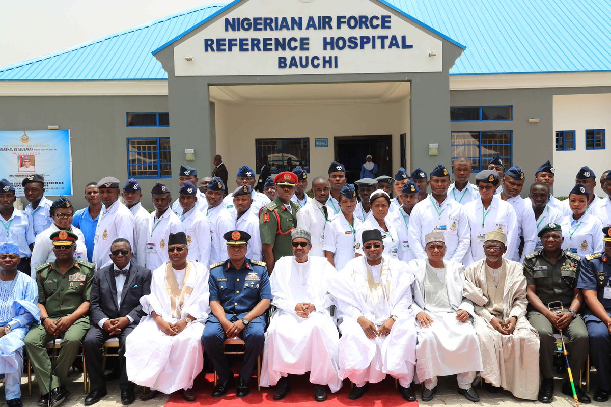 President Buhari inaugurates Nigeria Air Force 60bed hospital in