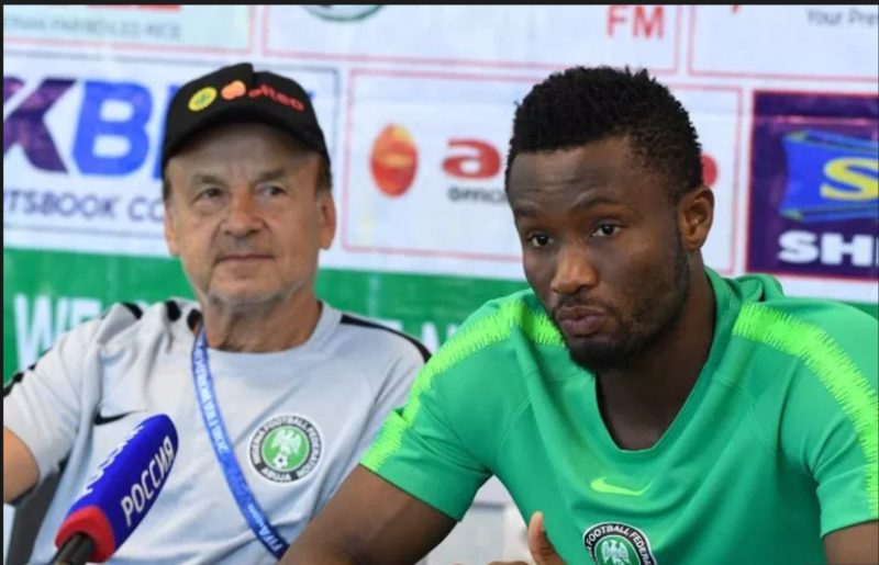 Rohr and Mikel Obi