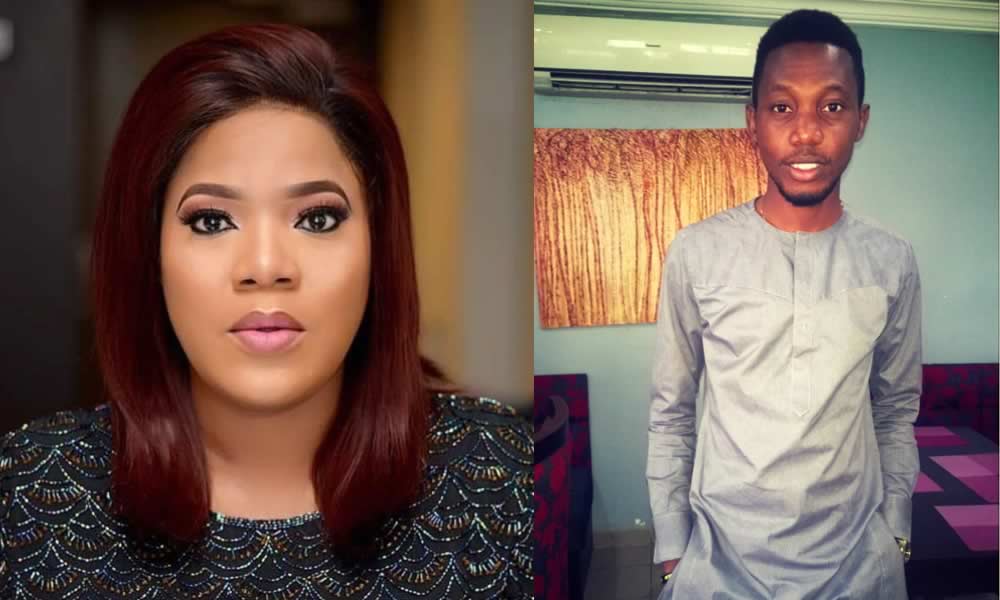 Toyin Abraham and bus accident survivor
