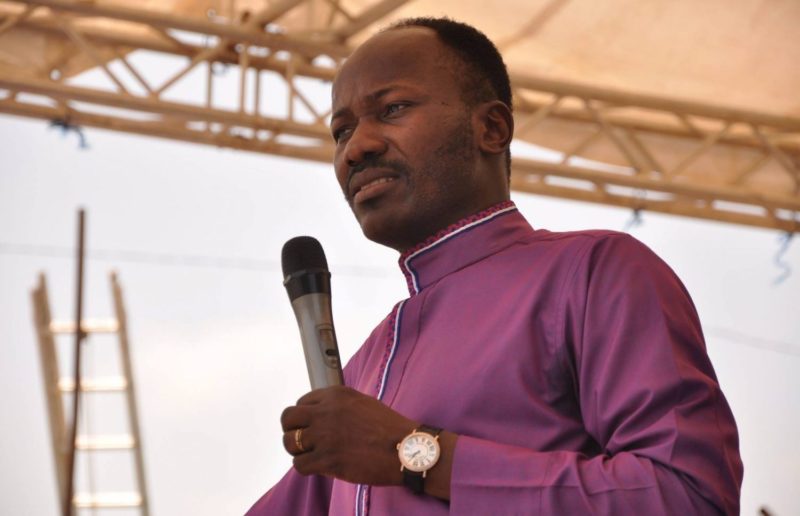 Apostle Suleman allegedly heals family infected with coronavirus during good Friday online service