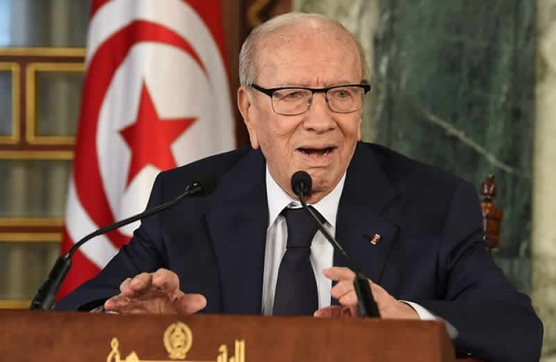 Tunisia's president, Beji Essebsi