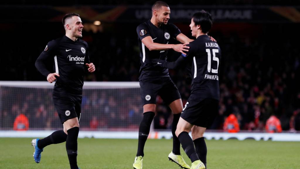Europa League Frankfurt Delay Arsenal S Knockout Stage