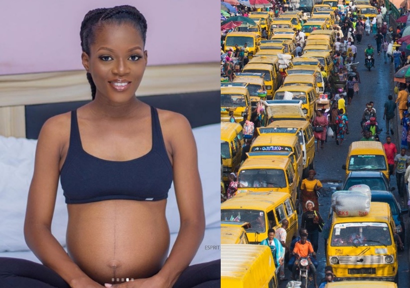 woman delivers baby in Lagos traffic