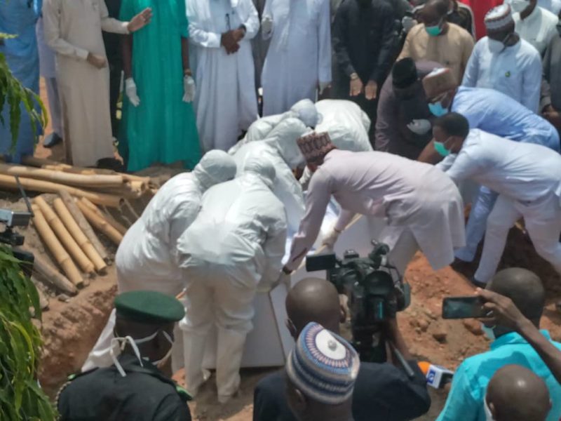 You shouldn't have arrested Funke Akindele, Nigerians lambaste government after crowd gather for Abba Kyari's burial
