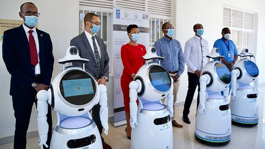 Covid-19: Rwanda takes delivery of robots that can screen ‘150 people per minute’