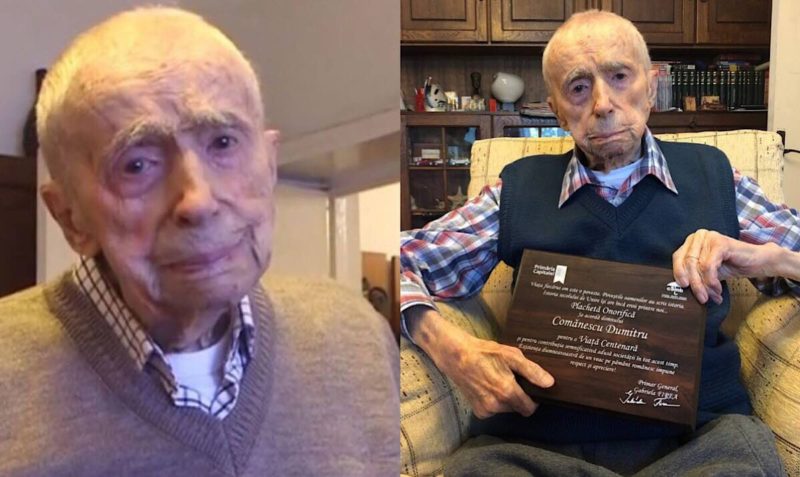 Dumitru Comanescu: World’s oldest man,111, reveals secret to his long life