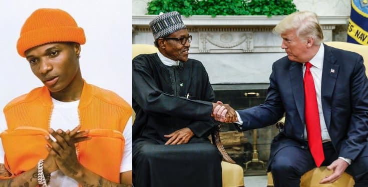 Buhari, Trump are two 'clueless' presidents, Wizkid says