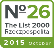 Ranked 26th on 'The List 2000'