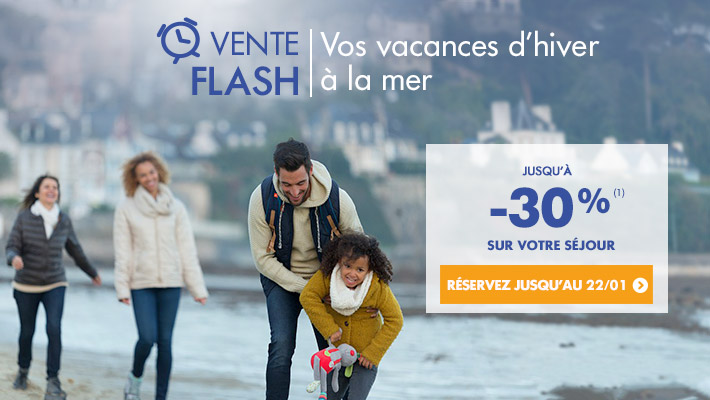 Vente flash - Vos vacances d'hiver à la mer