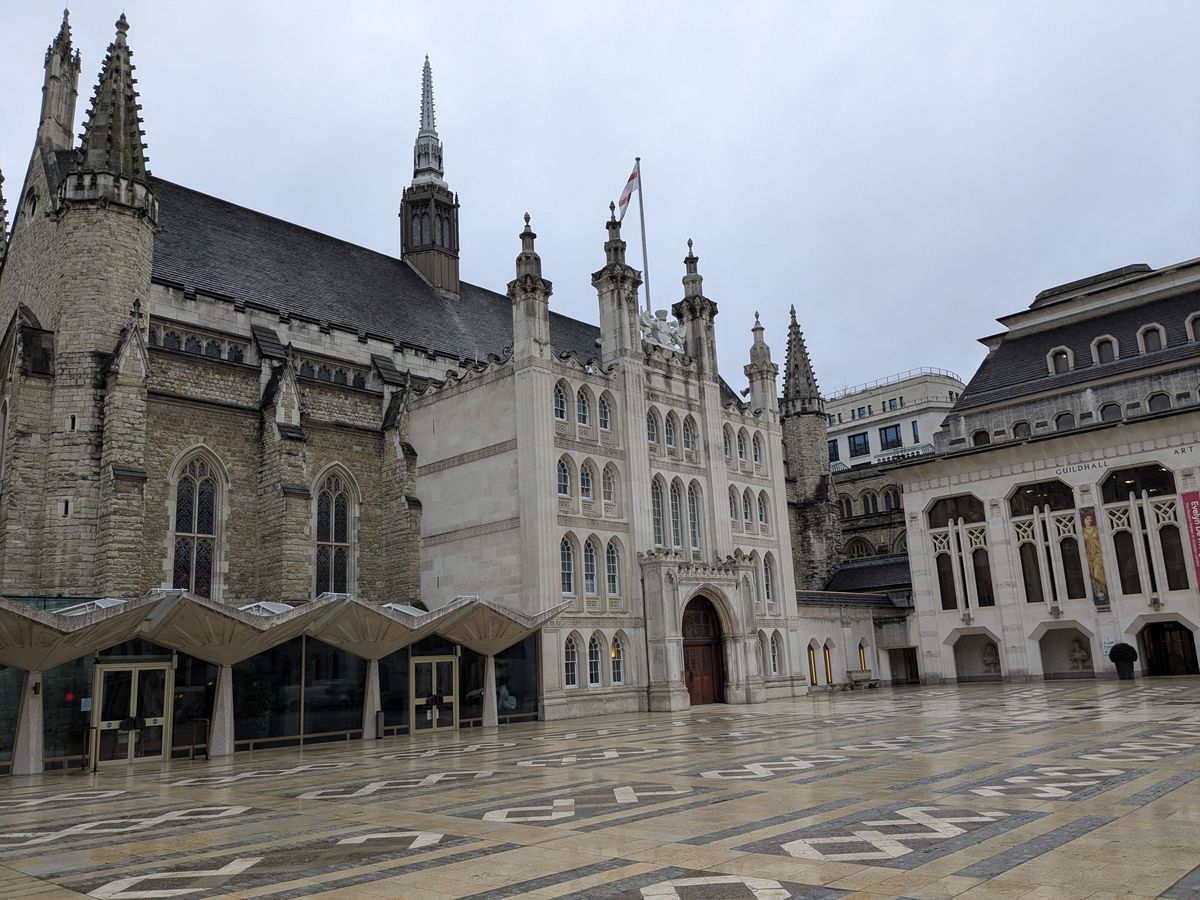 Guildhall — a medieval great hall in the City