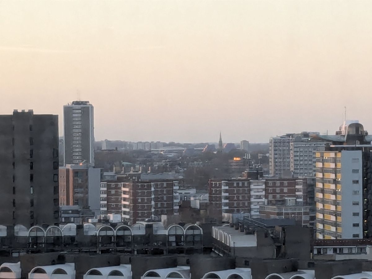 London skyline at dusk — twilight of the gods