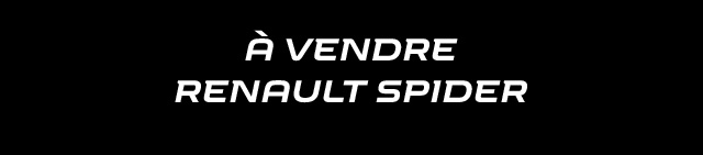 A vendre : Renault Spider