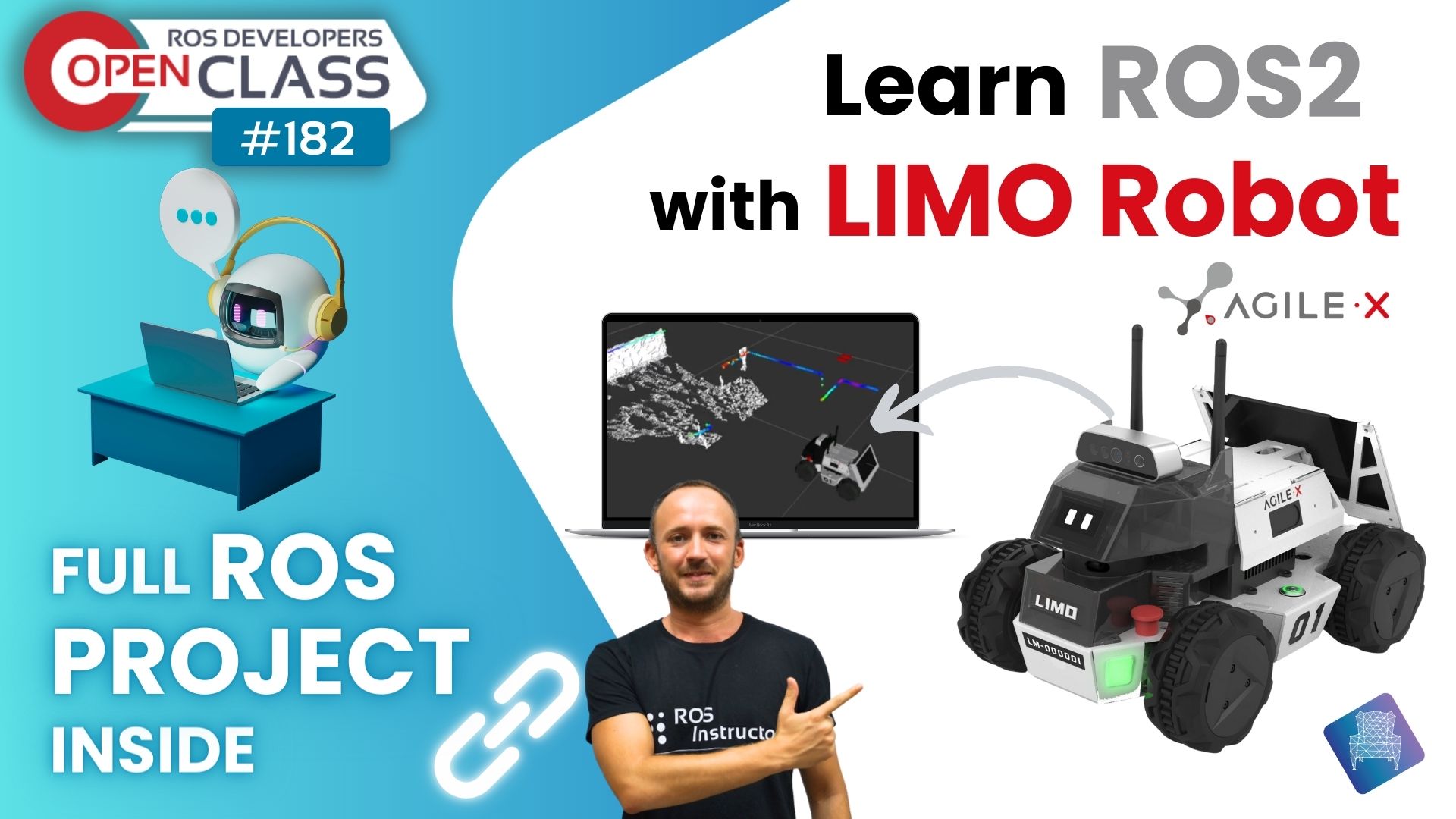 Open Class: Learn ROS2 with a LIMO Robot