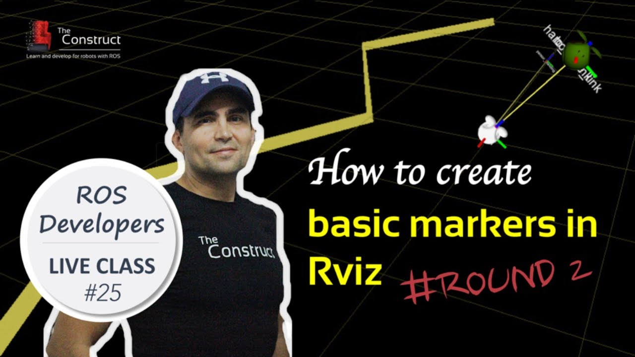 Open Class: How to create basic markers in Rviz | Round 2