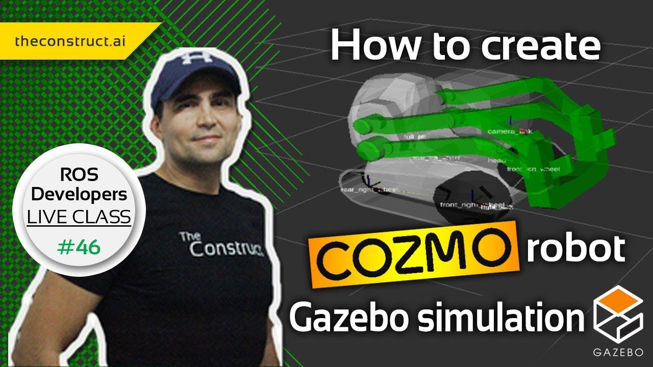 Open Class: How to create Gazebo simulation for Cozmo robot