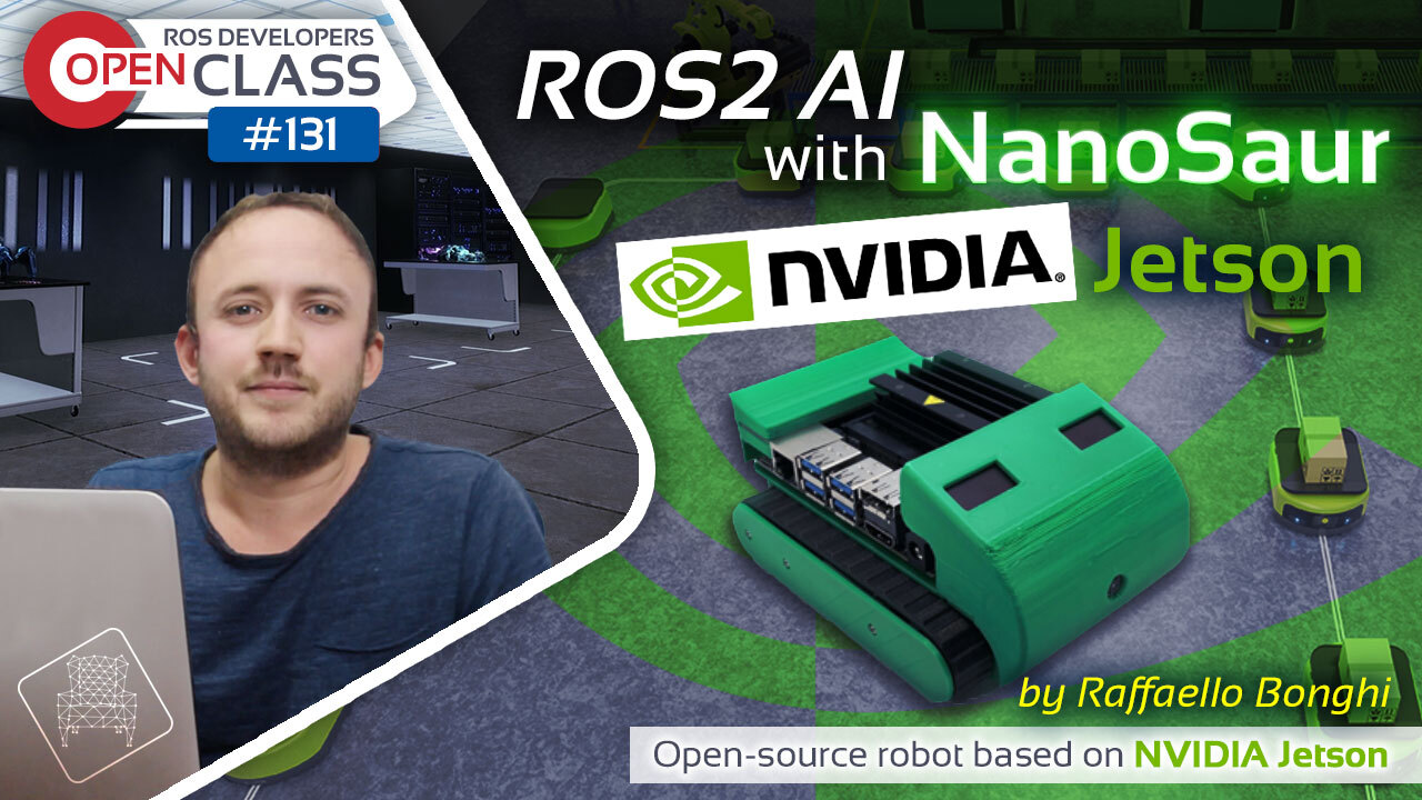 Open Class: ROS2 AI with NanoSaur robot