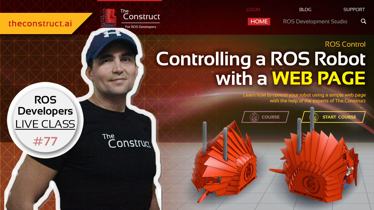 Open Class: Controlling a ROS Robot with a Web Page