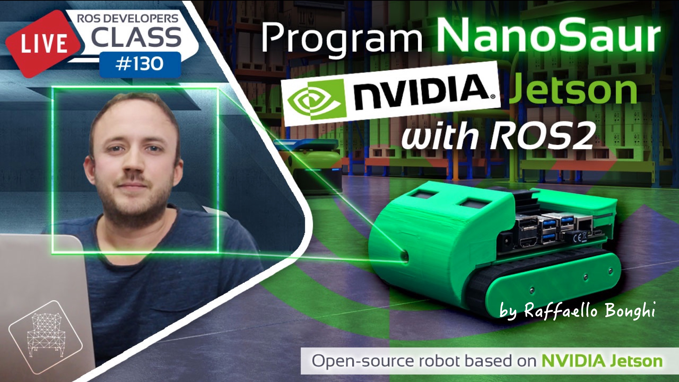 Open Class: Program nanosaur with ROS2