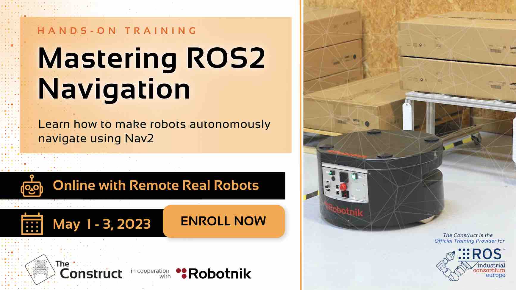 Open Class: Mastering ROS2 Navigation Training (NAV22023)