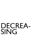 decreasing