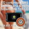 GPS para el radio del vehiculo. GPS mapa Dominicano & Haiti en CD by SolCity