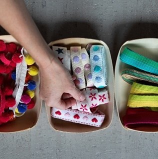 colourful braids and decorative trimmings