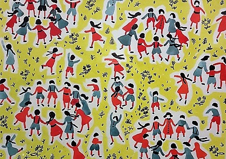 children fabric design