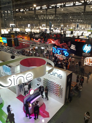 hall at ITMA 2019 in barcelona