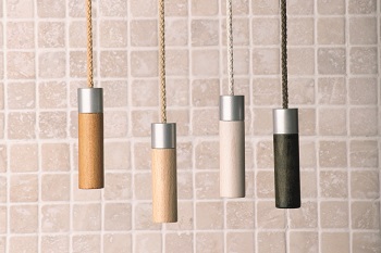 alvo light pulls in wood and aluminium