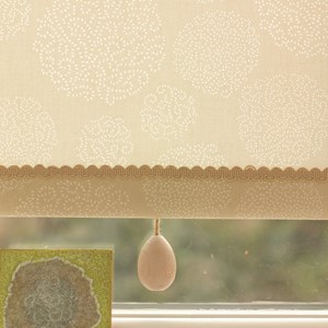 asha nutmeg roller blind fabric and blind pull
