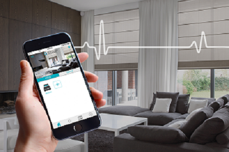 automate pulse roller blind phone ap