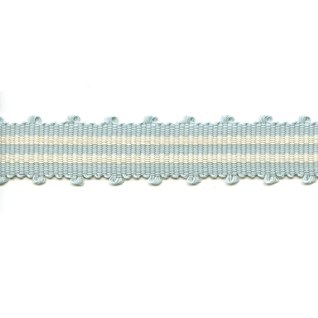 tenby beach hut blue woven upholstery trim