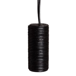 leather blind pull in black haberdashary