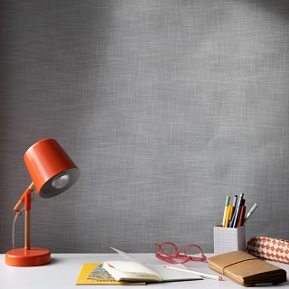 blackout roller blind fabric in a window