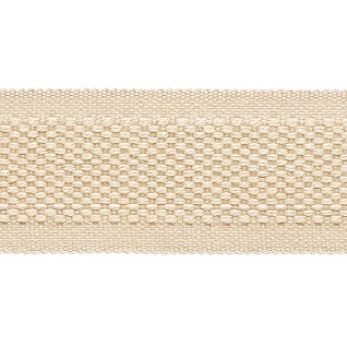 carpet braid trimming in straw white colour