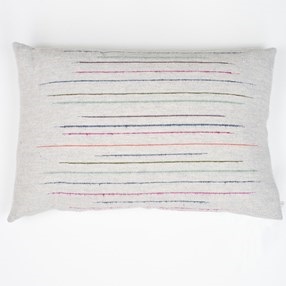 laura fletcher chalkney woven cushion