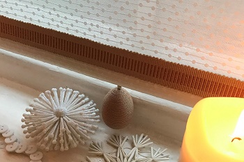 christmas window roller blind