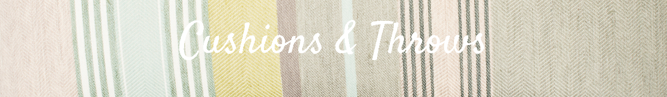 Home Sub Header Image - Cushions & Throws Mistley stripe cushion