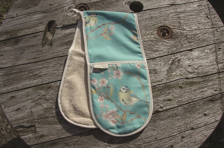 double oven glove blue tit double oven glove blue tit