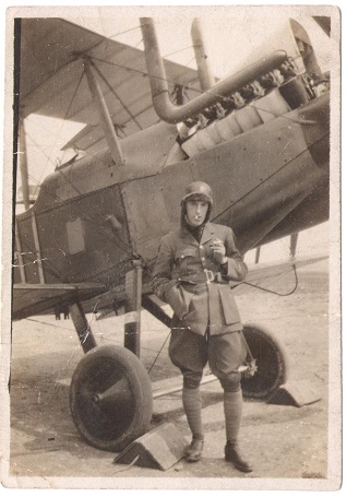 Harold Stanier and his RE8 in crimea