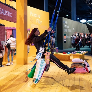 heimtextil trend space persue play swing