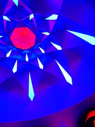 blue ceiling detail in luminarium blue ceiling detail in luminarium